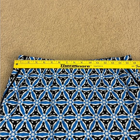 Golftini Geometric Blue and Black Women's Skirt/Skort “Flirtini”- Sz 6 - Picture 9 of 12